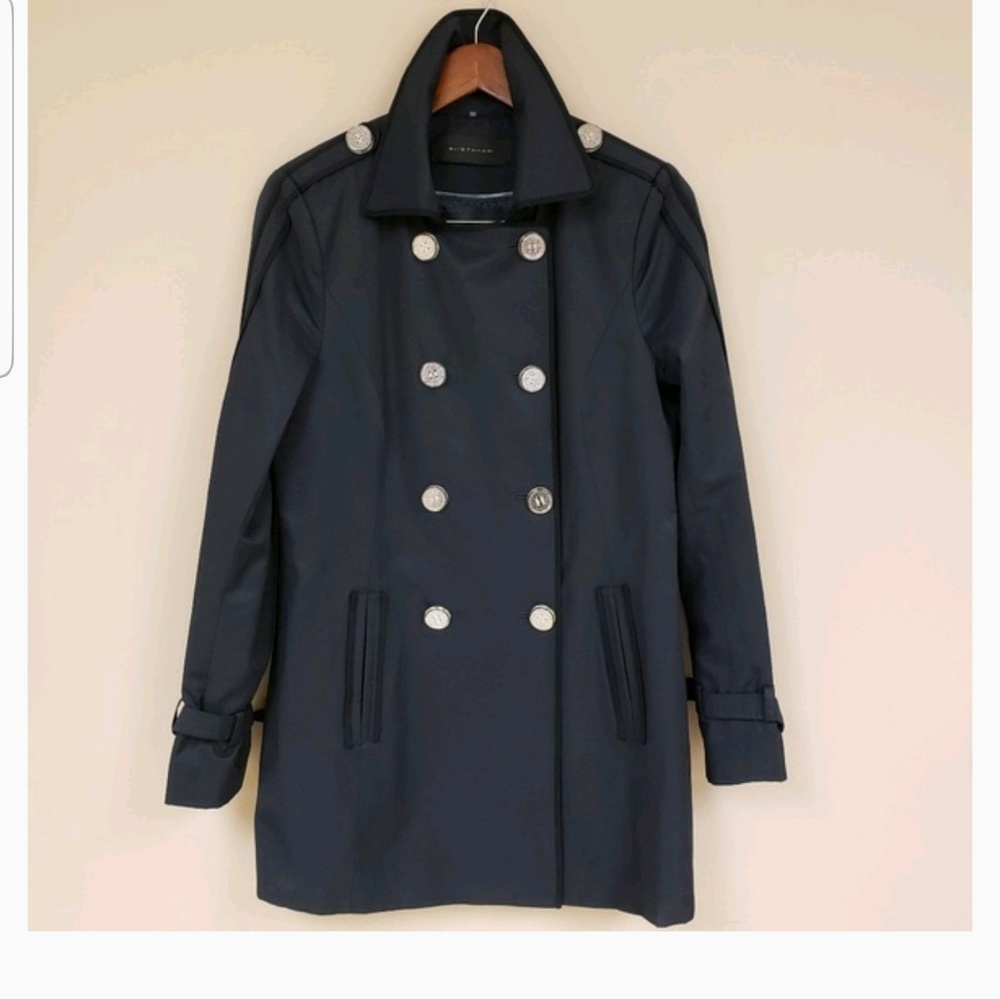 Elie Tahari Military Trench Coat